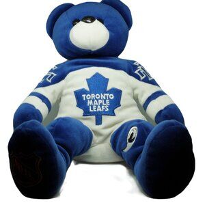 1990s Team Beans Ice Bears NHL Toronto Maple Leafs Bean Bear plush Hockey